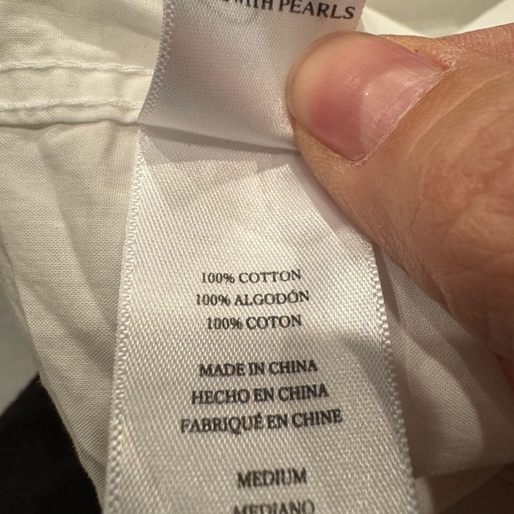 Rails Taylor Pearl Button Up Sz Medium - Picture 7 of 8